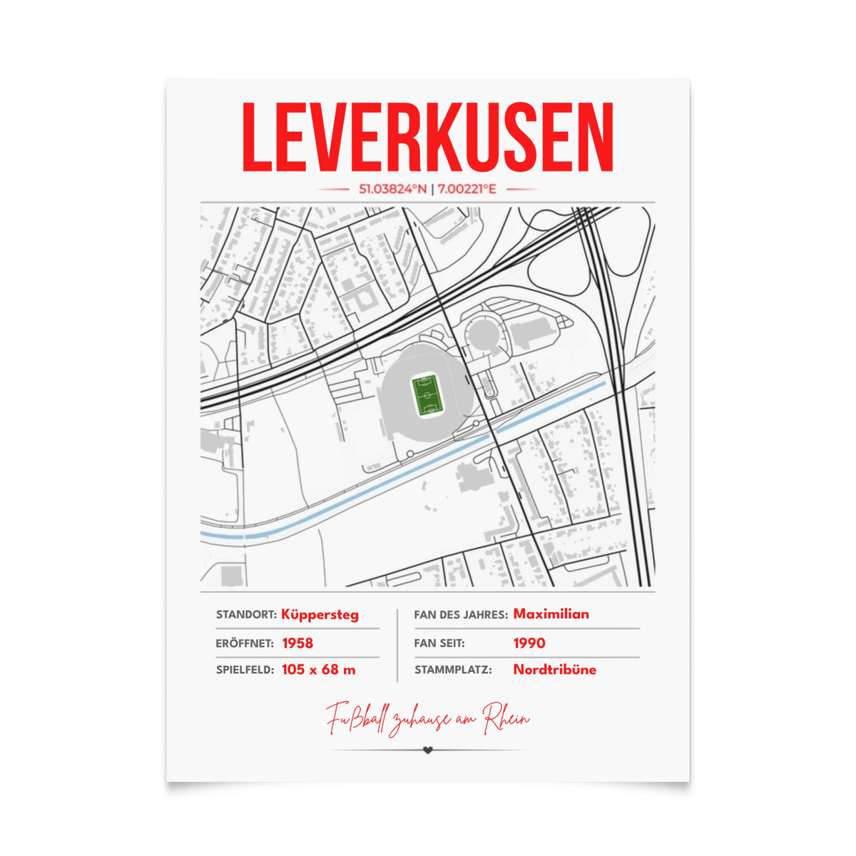 Poster (Matte) - Leverkusen