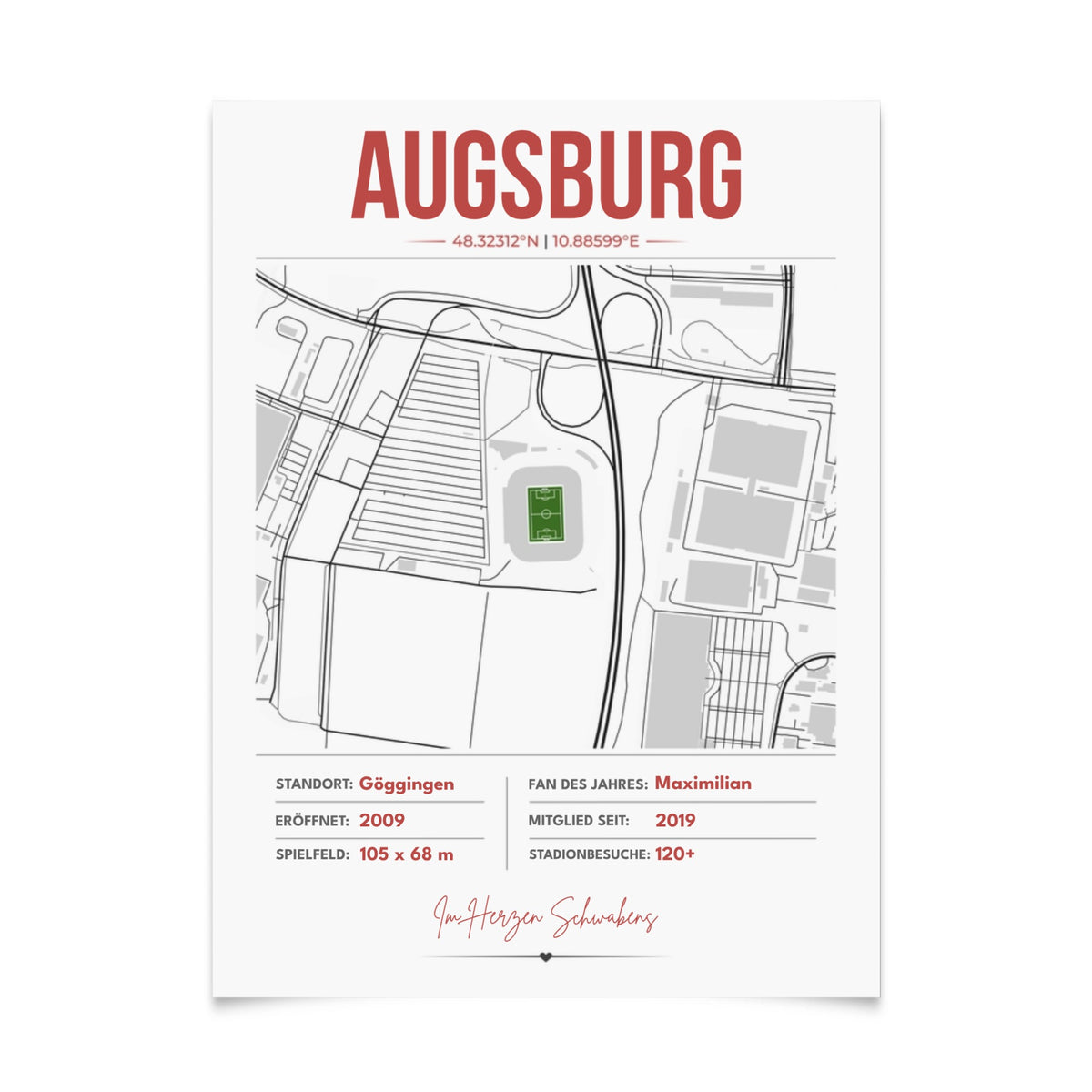 Poster (Matte) - Augsburg